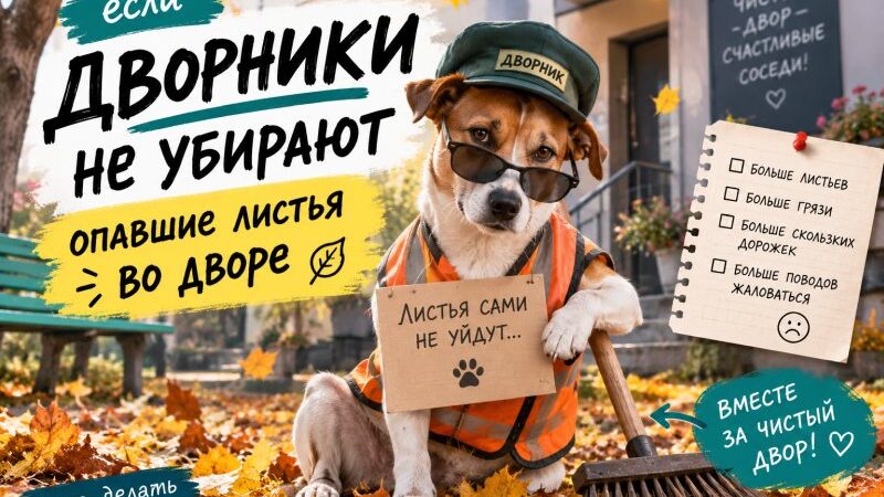 Если дворники не убирают листья